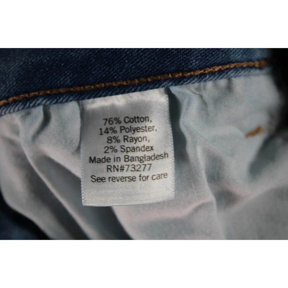 Nine West Women Mid Rise Denim Shorts Light Wash Exposed Button Fly Stretch 4
